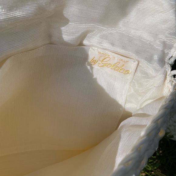 White vintage hand bag boho bag✨ - Picture 2 of 4